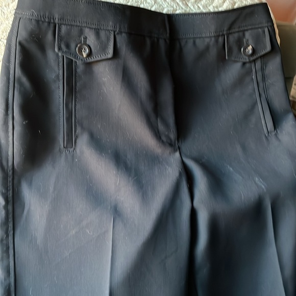 Ann Taylor new high waisted wide leg pants. 32 waist 33 inseam. Navy - Picture 2 of 5